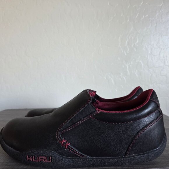Kuru Kivi Leather Slip-On Shoes Loafers Black Size Women's 9.5 Comfort Casual - Picture 3 of 10